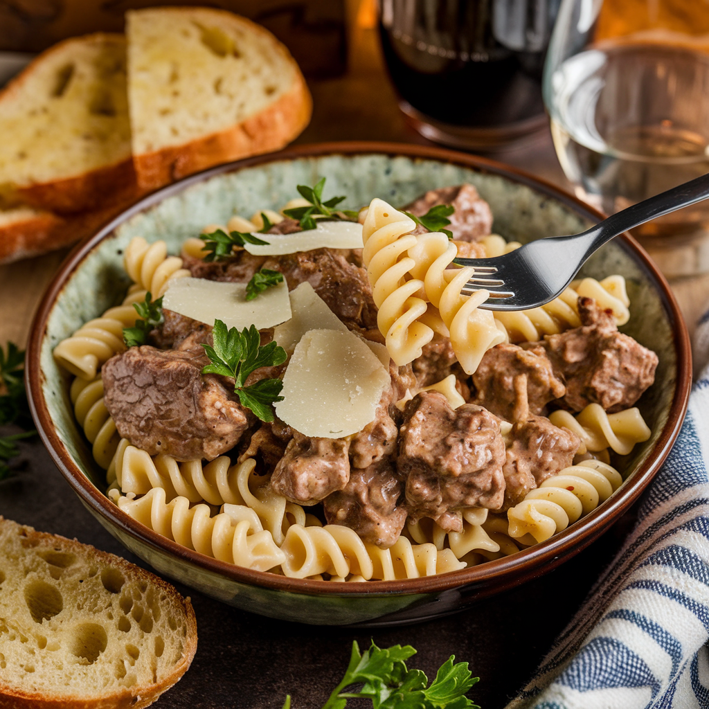 A detailed image of Su Filindeu pasta, intricately crafted into fine, delicate lattice-like strands, placed on a wooden board with traditional Sardinian elements in the background.